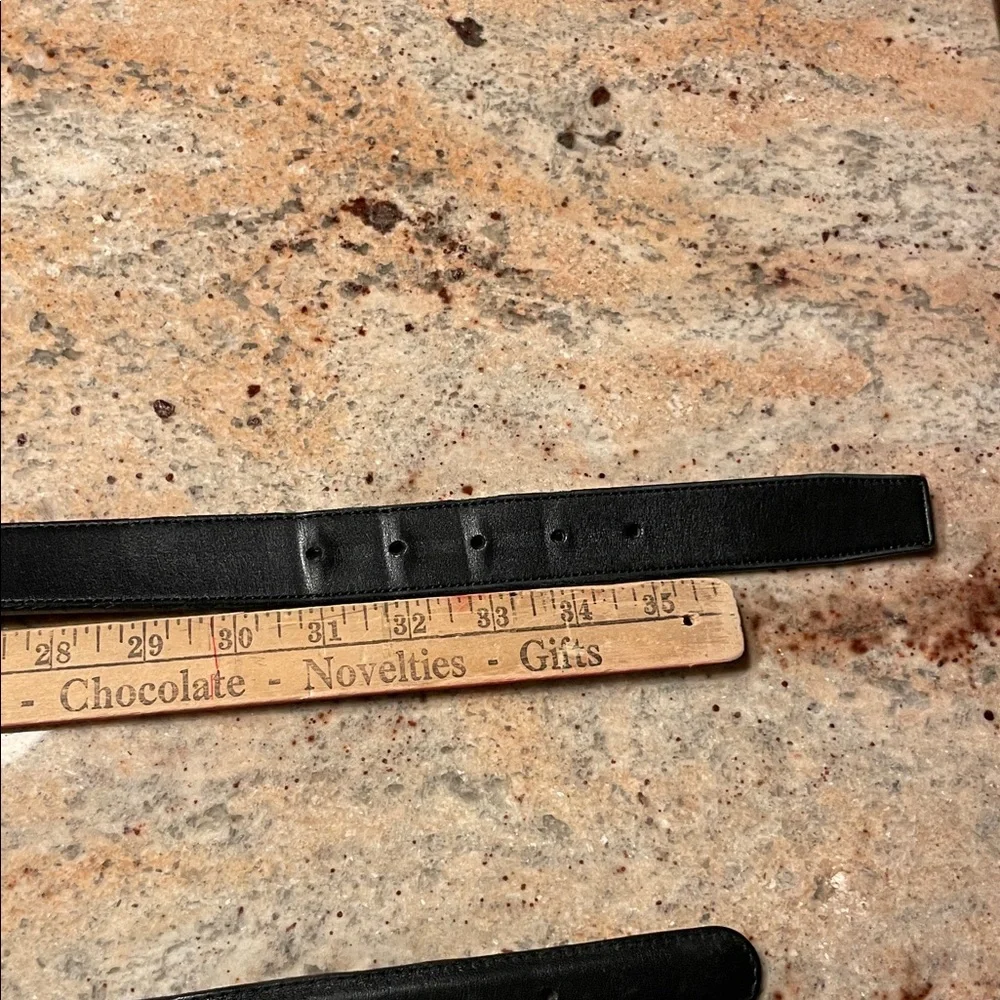 Black dress belt 4 pack